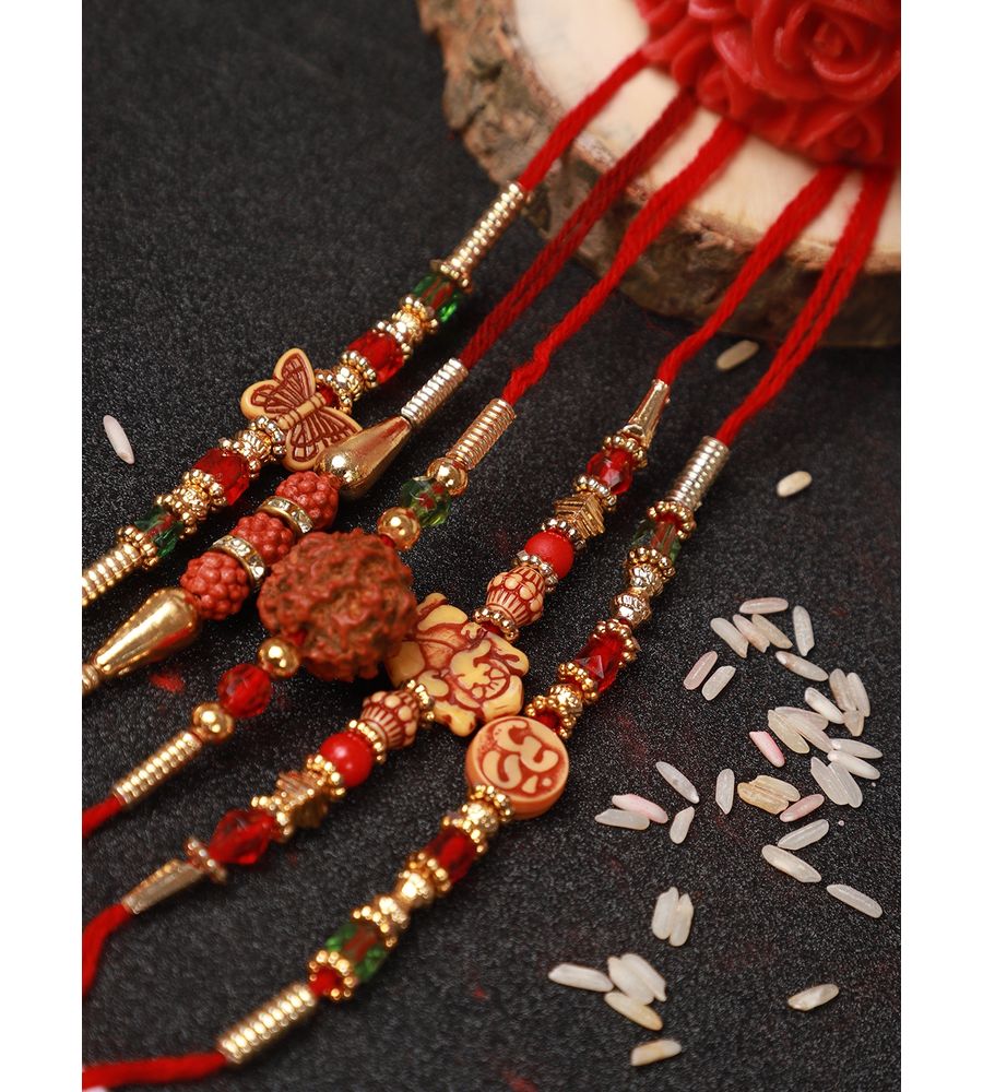 YouBella Rakhi Combo for Brother (Multi-Colour) (YBRK_68)